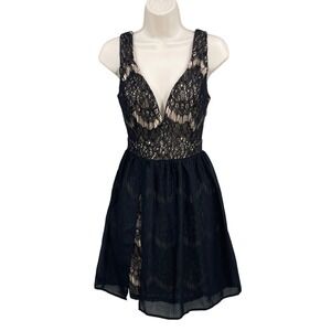 navy lace mermaid dress Mermaid Strapless Lace Prom Dress With Appliques, Sky Blue / 14 main image 0